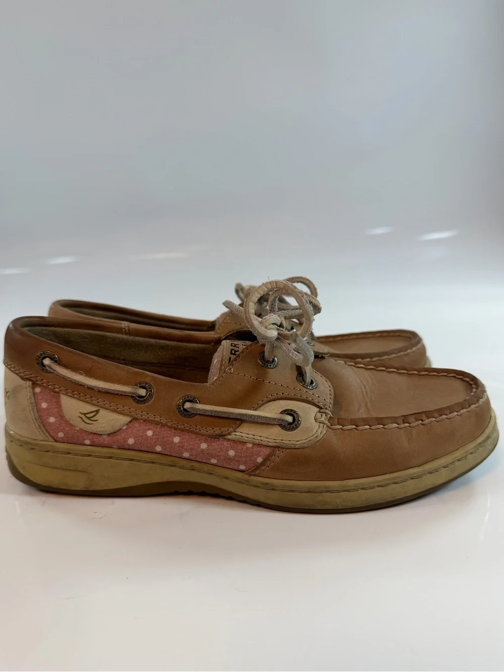 Sperry Top Sider Leather Boat‎ Shoes in Tan